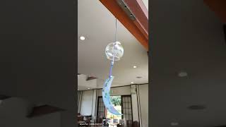 Japanese furin japanese glass wind chimes wind bell japan travel hokkaidojapan [upl. by Aicrop]