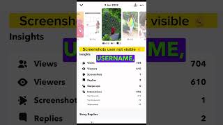 Snapchat Screenshot User not visible  public story screenshot problem solve  snapchat [upl. by Danelle]