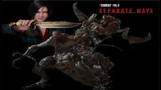 PESANTA KNIFE ONLY All versions  Resident Evil 4 Remake Separate Ways [upl. by Eyahsal798]