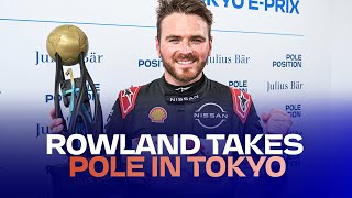 The FASTEST LAP around the Tokyo EPrix track  Oliver Rowlands Pole Lap [upl. by Sineray]