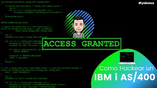 Tutorial en español AS400 hacking un IBM i AS400 desde el DOS con Yober Jimenez de Exsystem [upl. by Ellennod]