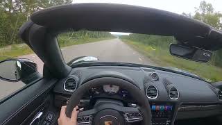 2024 Porsche Boxster GTS 40 POV 0100 ASMR SOUND [upl. by Boru]