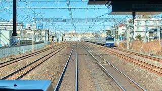 前面展望横須賀線鎌倉→横浜 ＜cabview Japanrailway Yokosuka Line Kamakura→Yokohama＞ [upl. by Redleh]