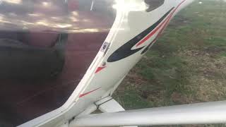 Sunset Jabiru J160 flight from Lilydale [upl. by Ytisahcal]