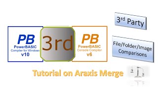 Third Party Applications  Araxis Merge and PowerBasic  filefolderimage comparisons [upl. by Pitarys]