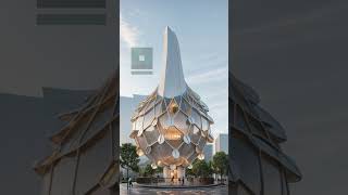 Watch as a simple shekere transforms into a building  architecture architecturestudents concept [upl. by Attenauq]