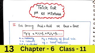 pH of Mixtures  NCERT Ex Question  Ionic Equilibrium [upl. by Nanoc]