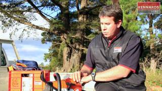 How To Start Up a Chain Saw [upl. by Padegs]