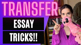 How to Write a College Transfer Essay BE REMEMBERED [upl. by Eceinwahs]