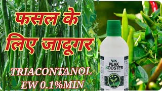 Agri star ka Peak boosterTriacontanol Ew 01Min power grow 🪴Growth regulator Agrostar [upl. by Hutchings490]