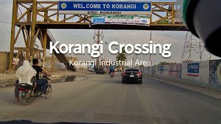 Korangi Crossing  Korangi Industrial Area  Karachi street View  25th Febuarary 2024 [upl. by Dorella]