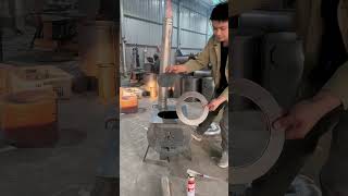 Rural firewood coal heating cooking stove Haoyang heating stove manufacturer [upl. by Davey]