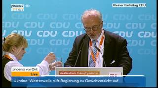 Kleiner Parteitag der CDU  Aussprache zum Koalitionsvertrag am 09122013 [upl. by Ane]