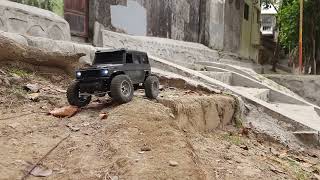 MN86ks 112 Scale RC Crawling on Dirt at the Marikina River Park [upl. by Naed705]