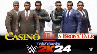 Gangster Movie  A Bronx Tale Vs Casino WWE 2K24 [upl. by Nyrehtac563]