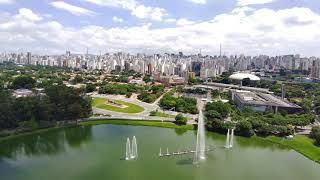 Parque Ibirapuera  São Paulo com drone Fimi X8 [upl. by Ayidah433]