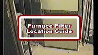 Furnace Filter Location Guide [upl. by Yug]