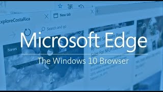 How To Make A Microsoft Windows 10 Edge Browser Internet Shortcut [upl. by Mientao336]