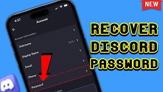 How To Recover Discord Password mobile  Forgot my password discord [upl. by Leinaj]