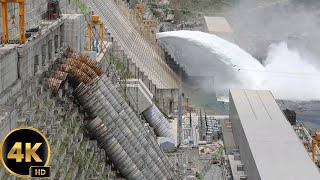 Grand Ethiopian Renaissance Dam Addis Ababa አዲስ አበባ  Ethiopia  4K  progress [upl. by Licna]