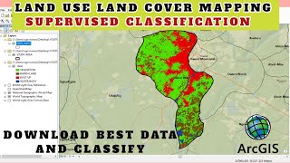 Creating Land Use Land Cover Map in ArcGIS Comprehensive Guide  arcgis tutorial [upl. by Kelli]