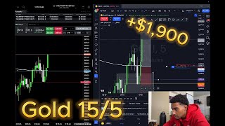 19K  Live Trade  Gold 155 [upl. by Mitman]