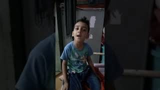 Marathi Song Aai tula sodun gelo nahi sung by innocent little kid [upl. by Orion208]