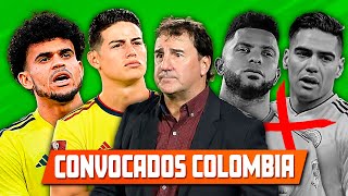 CONVOCADOS COLOMBIA LORENZO DEJA POR FUERA a FIGURAS de SELECCIÓN l ASÍ LLEGA CADA JUGADOR [upl. by Adnana141]