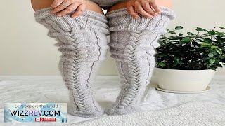 Women Thigh High Socks Knee High Socks Warm amp Comfortable Winter Stockings Review [upl. by Marietta110]