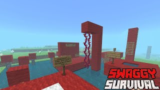 I Created A Parkour Course  Swaggy Survival 19 [upl. by Leod]