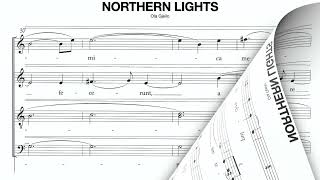 Northern Lights Gjeilo Score Video [upl. by Gillman]