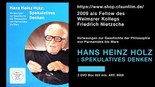 HANS HEINZ HOLZ SPEKULATIVES DENKEN 2 DVD Box [upl. by Siroval376]