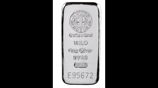 1 Kilo Argor Heraeus Silver Cast Bar 999 Fine from Bullion Exchanges [upl. by Teufert]