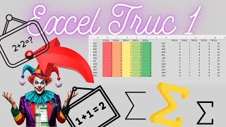 Excel truc 1 [upl. by Sheffy262]