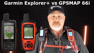 Garmin Explorer vs GPSMAP 66i [upl. by Elly]