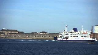 Wightlink Ferries at Portsmouth  England  UK [upl. by Nitneuq440]