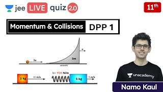 JEE Momentum amp Collisions DPP 1  Class 11  Unacademy JEE  JEE Physics  Namo Kaul [upl. by Andras714]