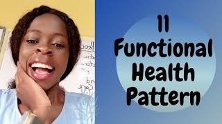 11 functional health patternGordons assessment theory [upl. by Denton]