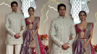 Siddharth Malhotra Kiara Advani At anant Ambani Radhika merchant Wedding in Mumbai [upl. by Enrique700]