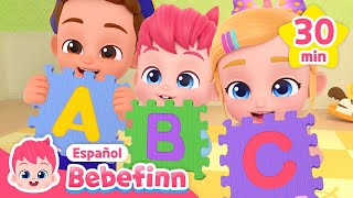 Canción del ABC y Más Canciones Infantiles  ¡Aprendamos el Abecedario  Bebefinn en español [upl. by Whitten]