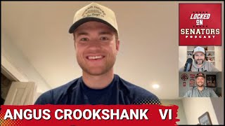 Angus Crookshank Interview  Social Media Erupts Over Ottawa Senators Updated Centre Ice Logo [upl. by Varney]