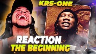 A TRUE HIPHOP PIONEER KRSOne  The Beginning REACTION [upl. by Sukul180]