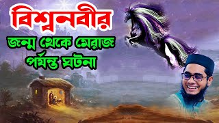 বিশ্বনবীর জন্ম থেকে মেরাজ shahidur rahman mahmudabadi new bangla waz mahfil 2023 মাহমুদাবাদী ওয়াজ [upl. by Eihcir]