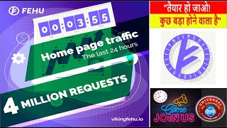 4 million traffic last 24 hours KUCH BADA HONE WALA HAI vikingfehu skillshot switchere koinbx [upl. by Audre]