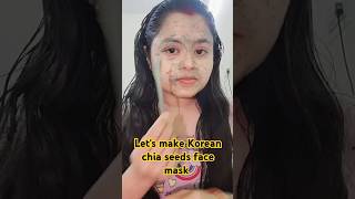 Korean Chia Seeds Face Mask koreanmask glassskinchiaseedmaskchiaseedsytshorts ytviralbeauty [upl. by Lezlie]