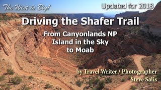 Drive the Shafer Trail Canyonlands Island in the Sky to Moab [upl. by Ecniuq]