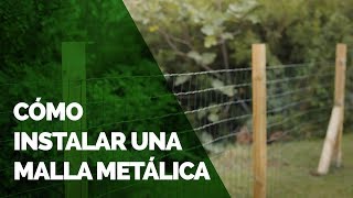 Cómo instalar una valla metálica [upl. by Acirred]