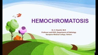 HEMOCHROMATOSIS  By DrVShanthi [upl. by Anitnerolf]