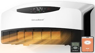 GiveBest WIFI Electric Wall Heater unboxing and review [upl. by Lenox72]