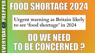 Prepping for food shortage in 2024 [upl. by Jandel391]